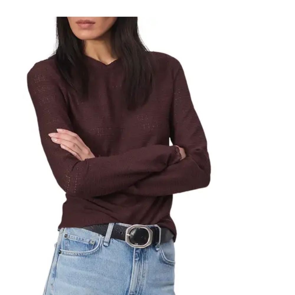 Rag & Bone Textured Crewneck Sweater